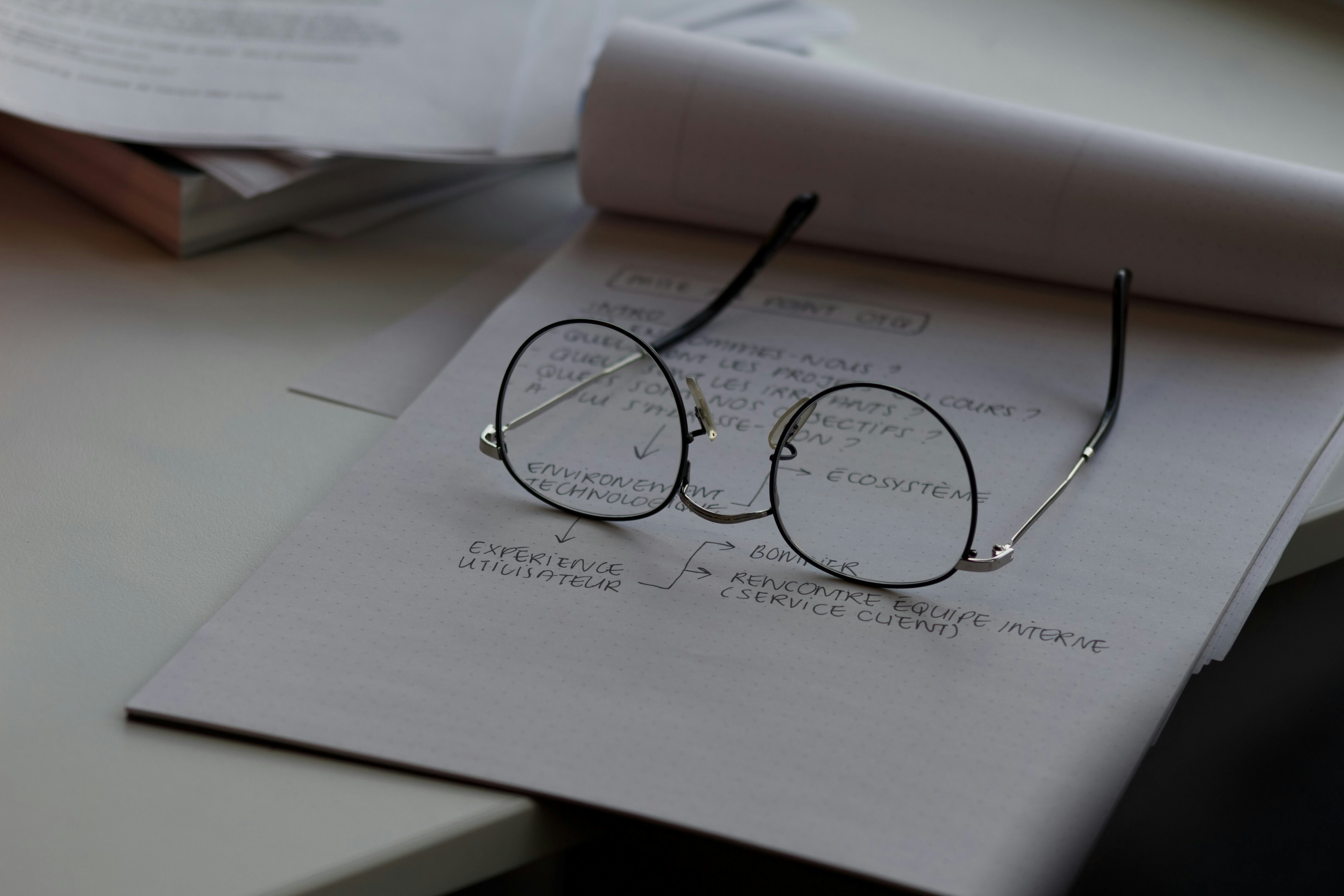 She just left for a meeting and her desk looked like a stock photo. by rivage